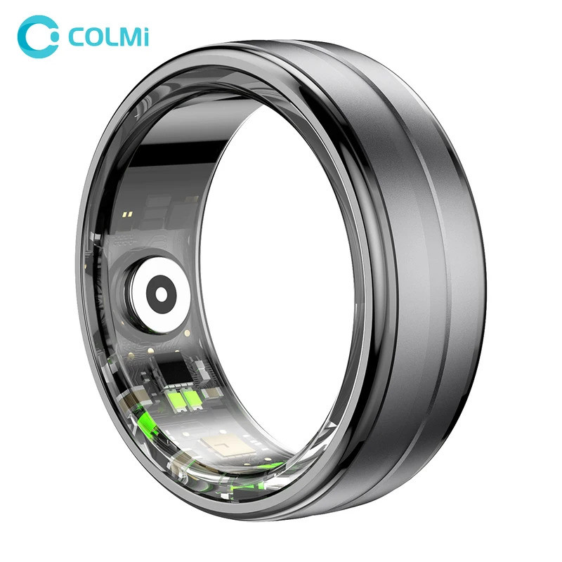 [2024] COLMI R06 Smart Ring Men Women, Heart Rate and Blood Oxygen Monitor, IP68 & 5ATM Waterproof, 