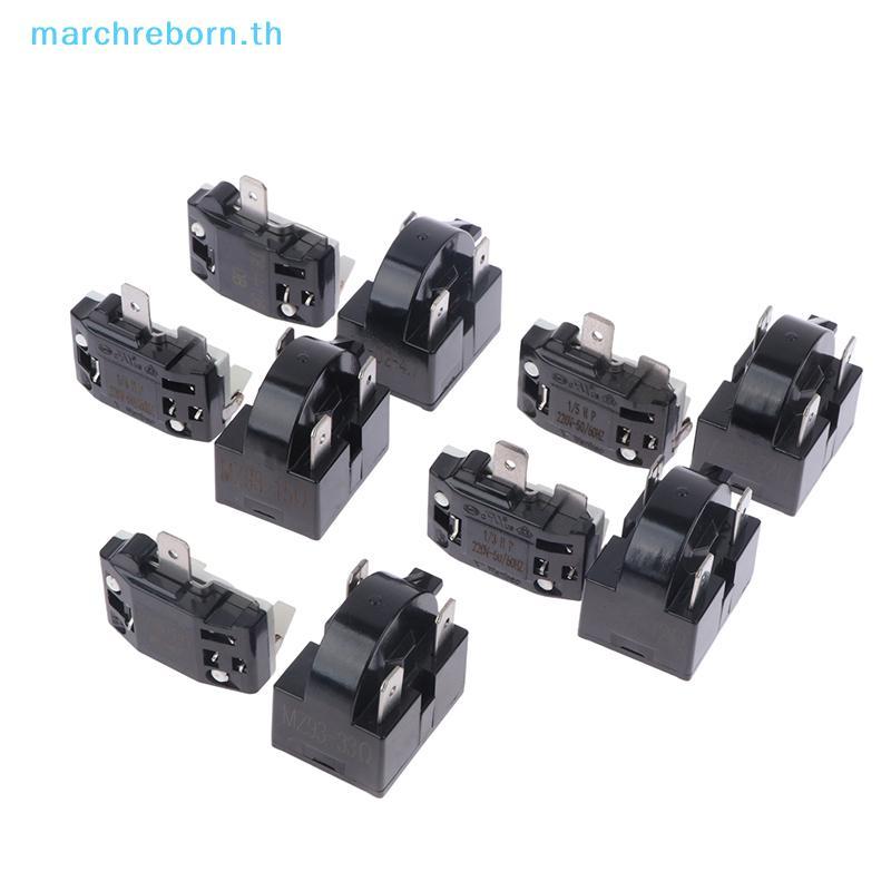 # Marchreborn.th # PTC Starter Relay ตู้เย็น Starter Relay ตู้เย็น Overload Protectorpatible พร้อม L