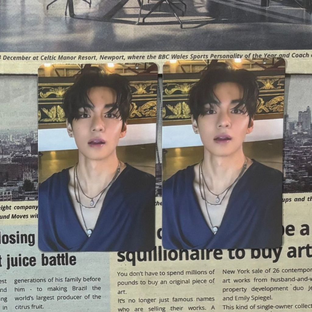 การ์ดลิมิเต็ด BTS Gaoyang Field ปกติ Kim Taehyung Photocard