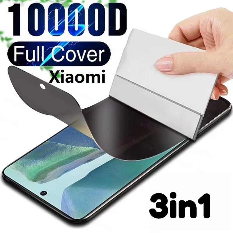SAMSUNG 3in1 ป้องกันหน้าจอสําหรับSamsung Galaxy S26 S25 S26 + S25 + Ultra Plus Anti-Spy Soft Hydrogelฟิล์ม + คาร์บอนไฟเบอร์กลับฟิล์มสําหรับSamsung Galaxy S24 S23 S22 Ultra FE Plusความเป็นส่วนตัวฟิล์ม