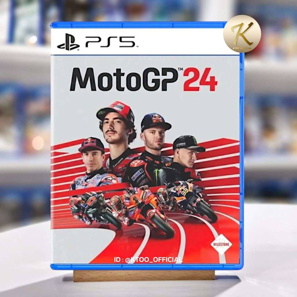 แผ่นเกม PS5 : MotoGP 24 (Motogp 24) 📍รองรับภาษาไทย - English (มือ1 / มือ2 ) สินค้าพร้อมจัดส่ง