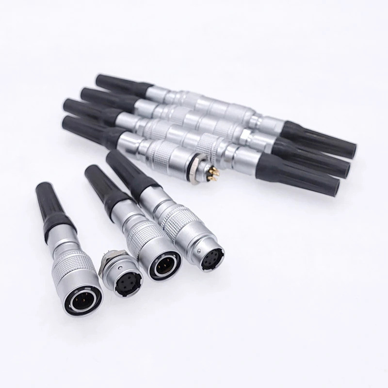 YC8 mini Circular connectors 8 มม.2 3 4 5 6 7pin Sensor connector Docking push pull self lock 8 มม.