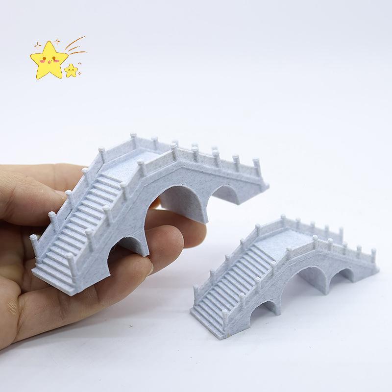 [JBTH] 1/12 Dollhouse Simulation Arch Bridge Model Dollhouse Outdoor Garden Park Landscape Ornament 