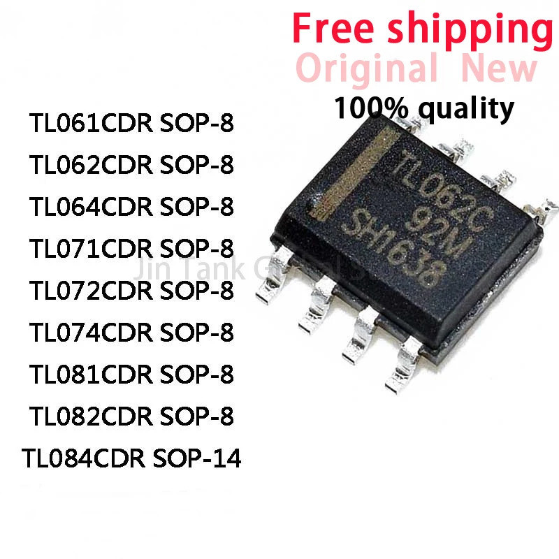 1-5PCS 100% ใหม่ TL061CDR TL062CDR TL064CDR TL071CDR TL072CDR TL074CDR TL081CDR TL082CDR SOP8 TL084C