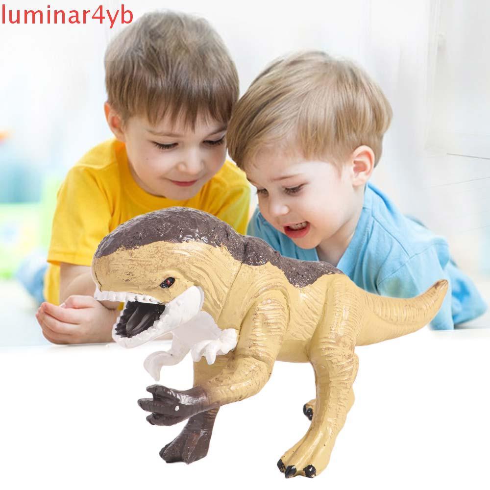 LUMINAR ไดโนเสาร์ที่สมจริงของเล่น,เรซิ่น Handmad จําลองไดโนเสาร์ตัวเลข,สัตว์รูปสะสมเครื่องประดับ Jurassic ไดโนเสาร์ Miniatures ตุ๊กตาของเล่นเด็ก