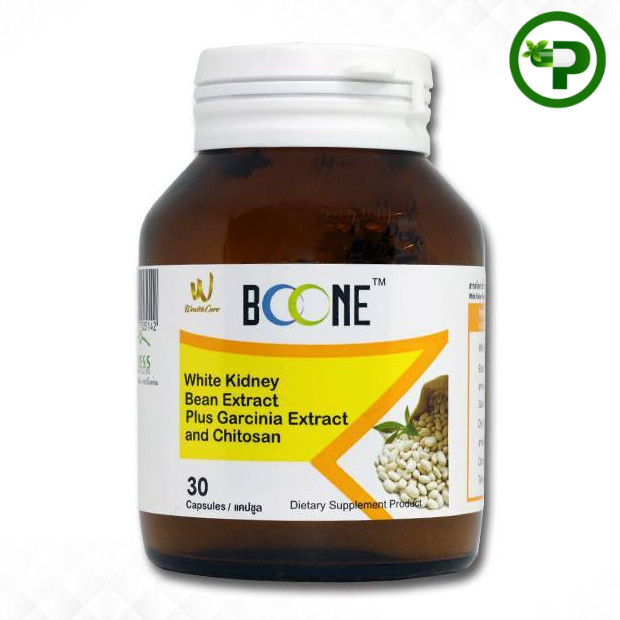 Boone white kidney bean extract plus garcinia extract and chitosan 30 cap (บูน สารสกัดจากถั่วขาว)