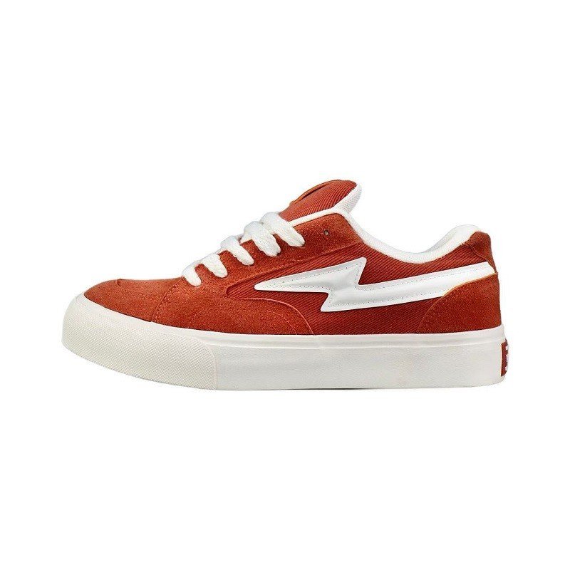 Green Bamboo Xiaoyou Design Lightning Fashion Low-Top รองเท้าผ้าใบรองเท้าขนมปัง