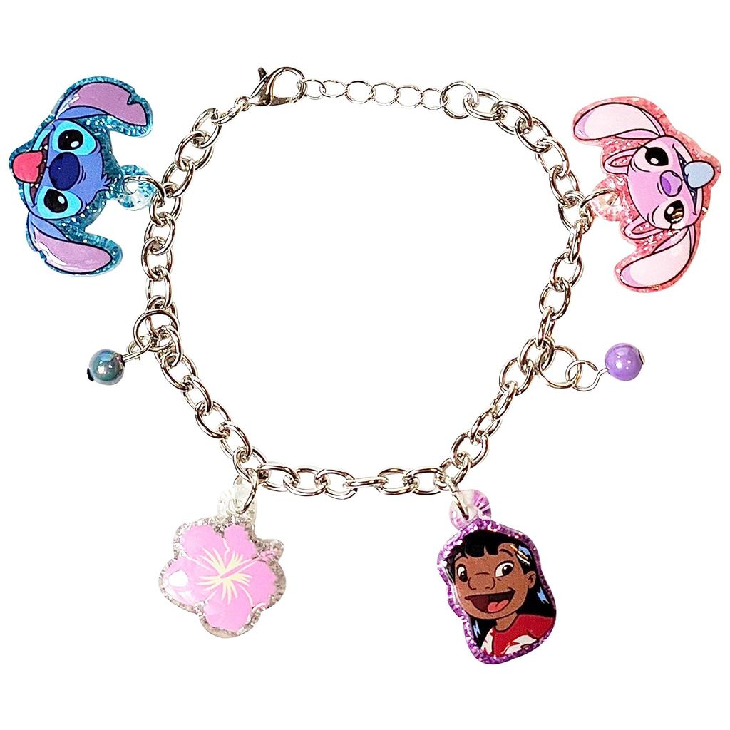 LUV HER Lilo and Stitch 7" Bracelet with Metal Charms - Disney Stitch - อายุ 3+