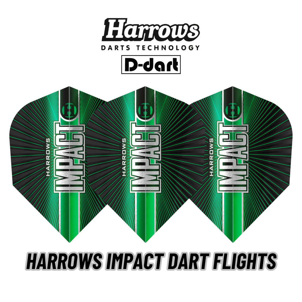 HARROWS DART FLIGHTS - STANDARD PRIME IMPACT 100 MICRON DART FLIGHTS (SAYAP ARROW)