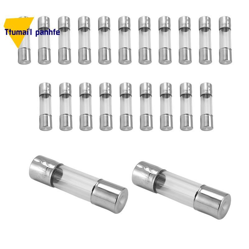 20 x 250 V 2A F2AL Quick F link ฟิวส์หลอดแก้ว 5 มม. x 20 มม.