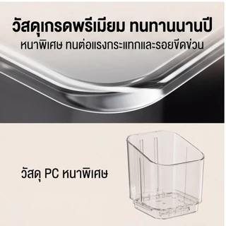 ชั้นวางของติดผนังห้องน้ำ กล่องเก็บของในห้องน้ำ ที่วางแปรงสีฟันและที่วางแก้วช่วยเพิ่มความสวยงามให้กับห้องน้ำสไตล์โมเดิร์น