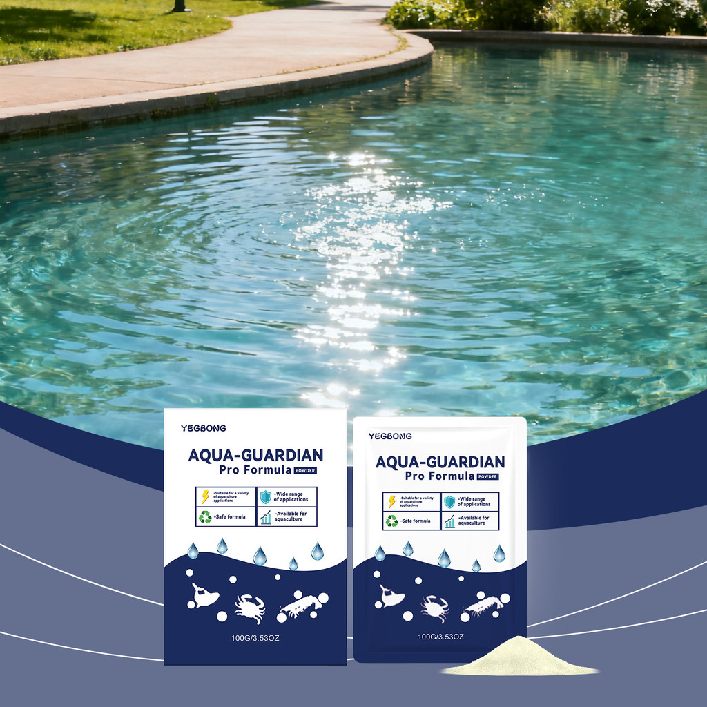 ผงน้ําสัมผัส 100 กรัม | Fast-Acting Aquarium Cleaner สําหรับน้ําตู้ปลาใสคริสตัล