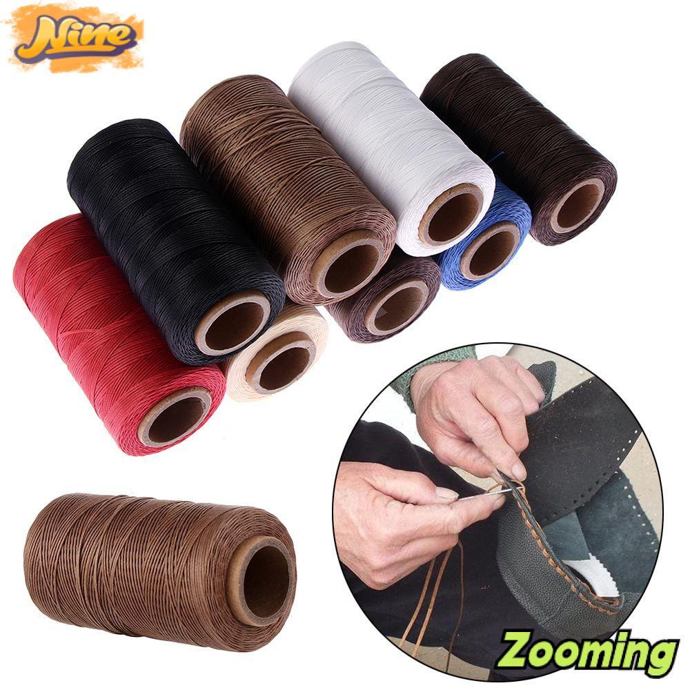 ZOOMING 150D 260M/ม้วนด้ายแว็กซ์ร้อนทนทานมือเย็บเครื่องประดับสายไฟเครื่องมือหนัง