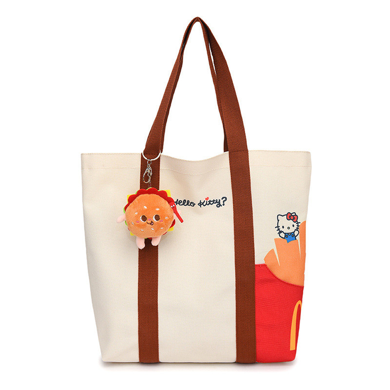 Bag 2026 Capacity Special Canvas Bag Barrel McDonalds Woman