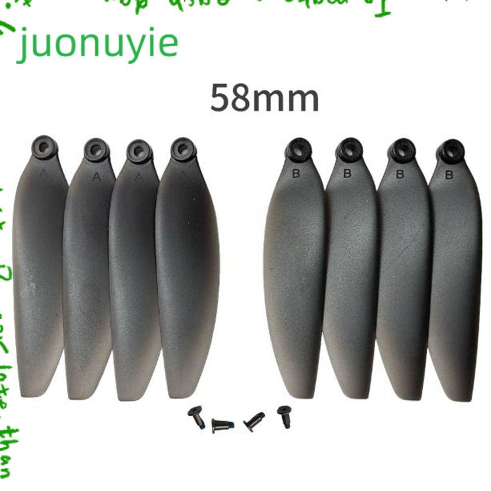 JUONUYIE รีโมทคอนโทรล Drone อะไหล่,พลาสติกสีดําพับใบพัด, Universal 58 มม./66 มม.Quadcopterอะไหล่ใบมี