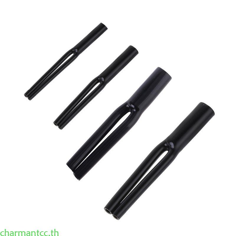 Charmantcc สายลําโพงสายไฮไฟกางเกงหด PVC Y Splitter Tube