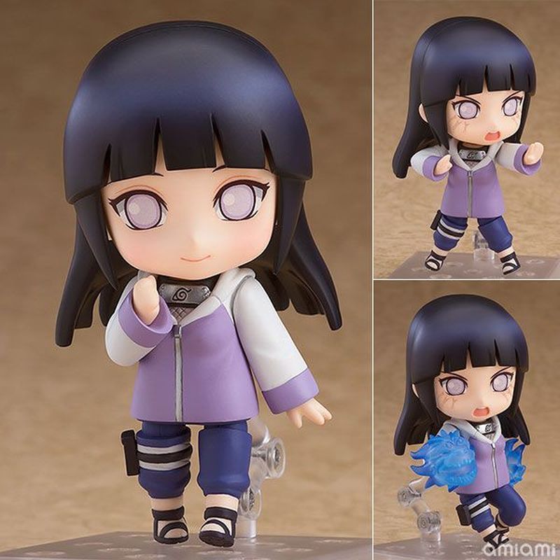 Nendoroid Naruto Shippuden Hyuga Hinata Hinata 879#可换脸 โมเดลฟิกเกอร์ตุ๊กตา
