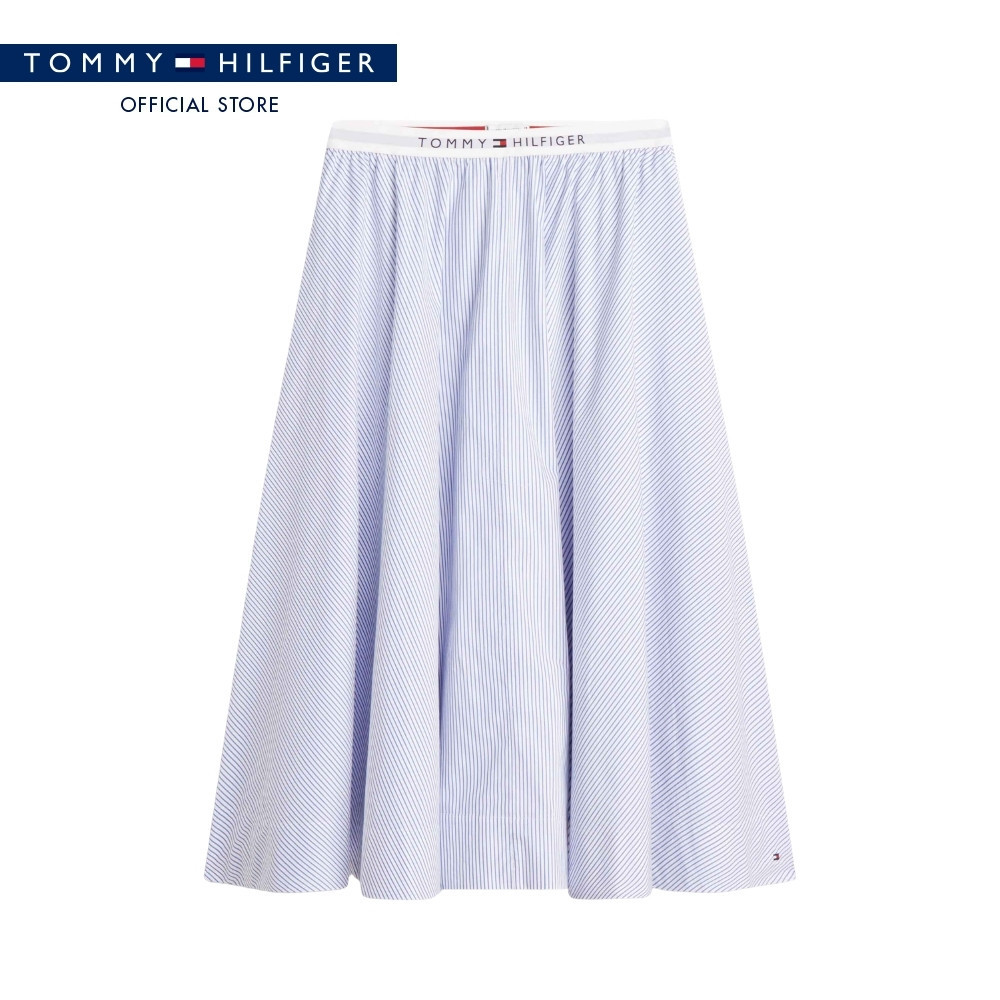 Tommy Hilfiger กระโปรง ผู้หญิง รุ่น WW0WW48936 0Y9 - สีน้ำเงิน