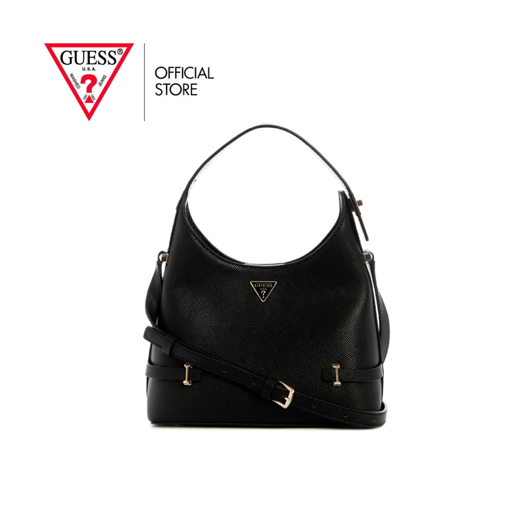 GUESS กระเป๋า รุ่น ZG965701 ROSALBA SMALL HOBO CROSSBODY สีดำ