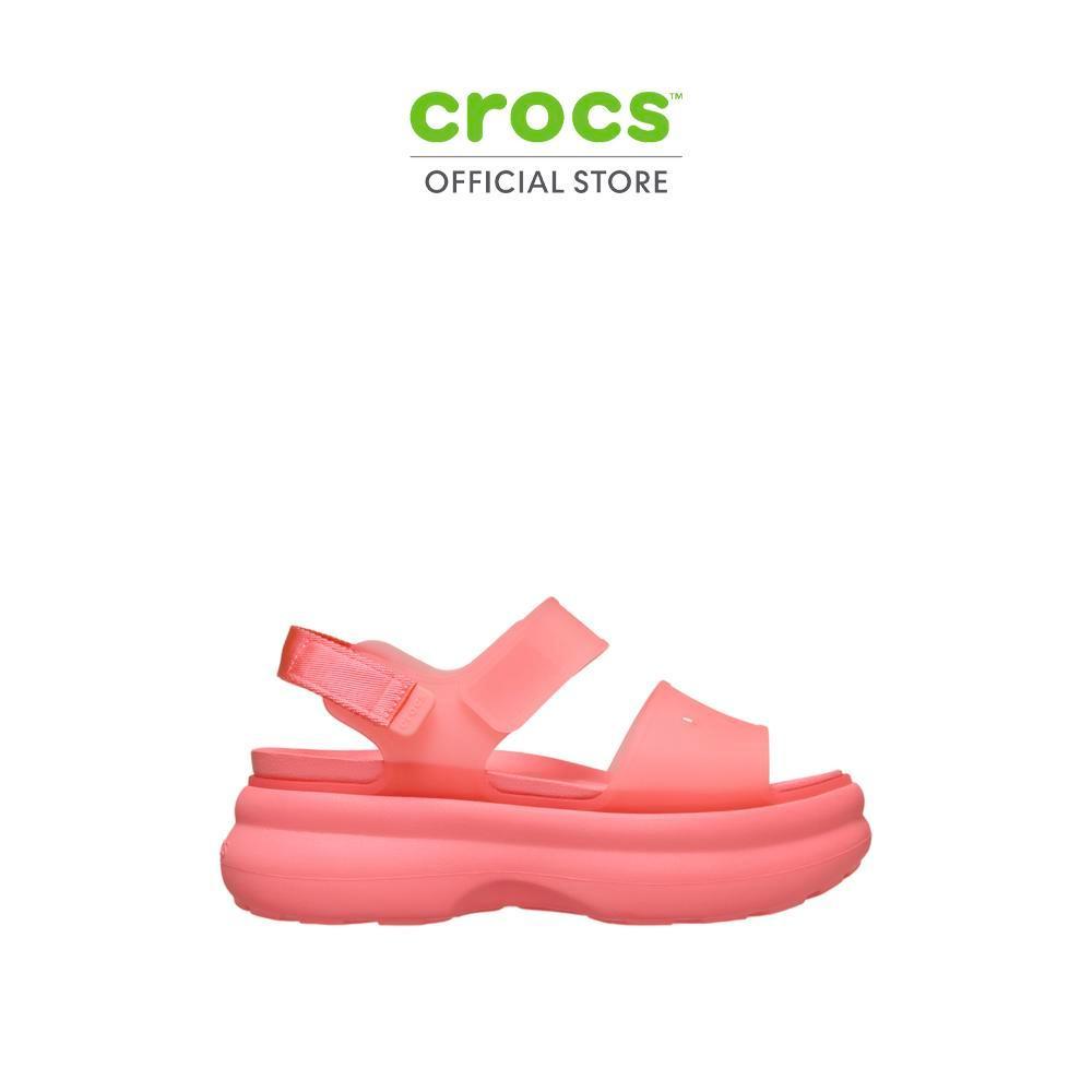 CROCS รองเท้าแตะผู้หญิง SOHO FROSTED Y STRAP SANDAL รุ่น CS 212651-6UI - GUAVA