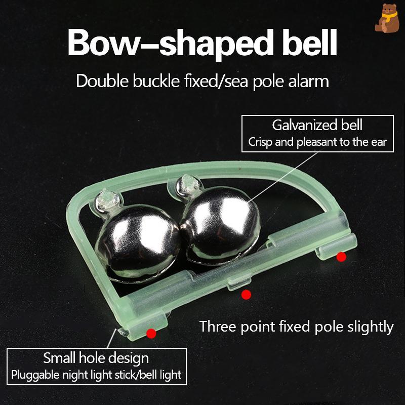 [TA] Bell Fishing Anti-Fall Anti-Fall Sea Pole Throwing Rod Night Light Induction Night Fishing Rod 