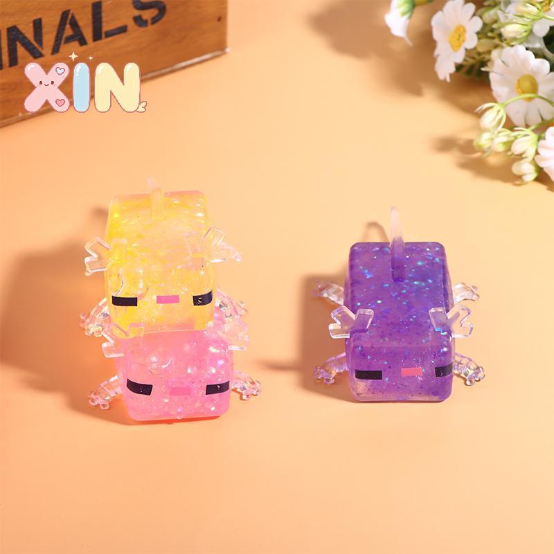 ^N^ น่ารัก Axolotl ของเล่น Handmade ความเครียดบรรเทาของขวัญ DIY Kawaii สัตว์ของเล่นเด็กโต๊ะศึกษาผ่อนคลาย