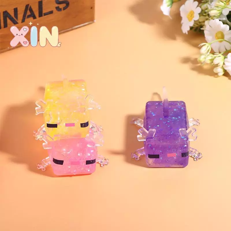 ^N^ น่ารัก Axolotl ของเล่น Handmade ความเครียดบรรเทาของขวัญ DIY Kawaii สัตว์ของเล่นเด็กโต๊ะศึกษาผ่อนคลาย