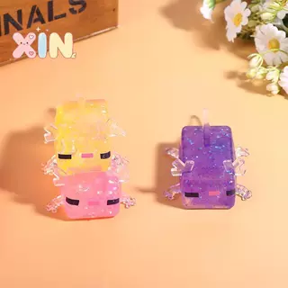 ^N^ น่ารัก Axolotl ของเล่น Handmade ความเครียดบรรเทาของขวัญ DIY Kawaii สัตว์ของเล่นเด็กโต๊ะศึกษาผ่อนคลาย