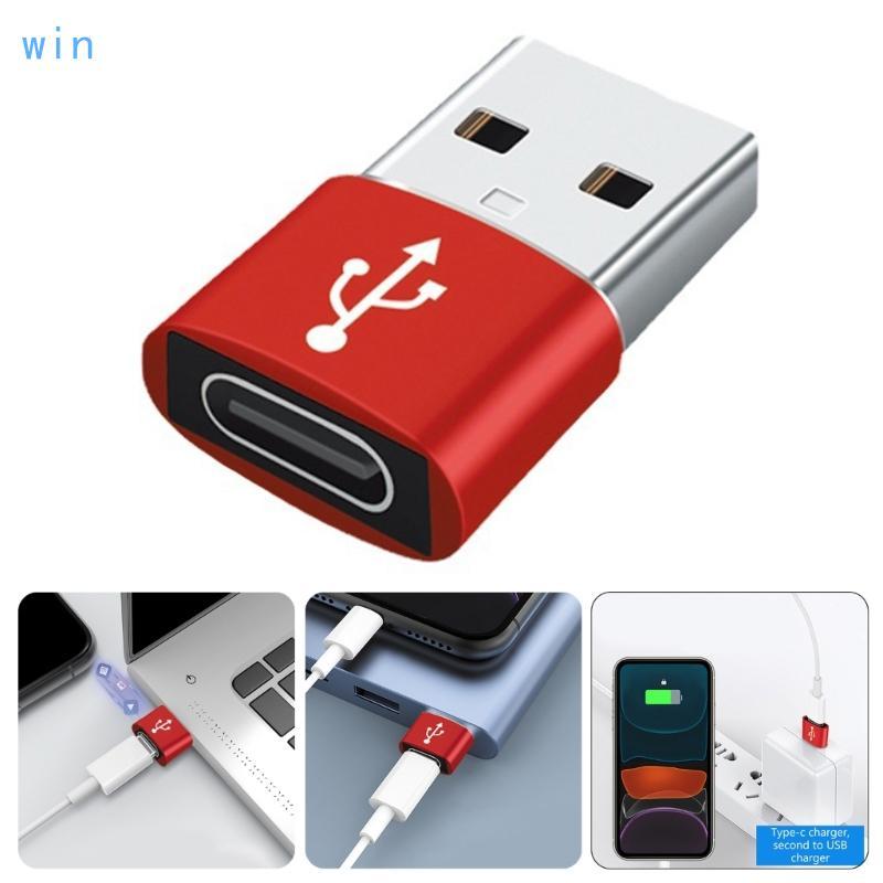 Win Metal USB C Type C ชายเป็น USB3 0 ตัวแปลงการชาร์จข้อมูลซิงค์ OTG หญิง
