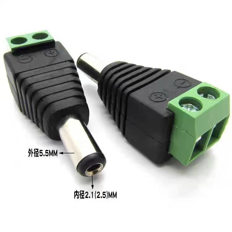 DC ชายหญิงจอแสดงผลหัว Power Connector Universal 12V Power Connector Solder-ฟรีชายหญิงหัวพลังงานแสงอา