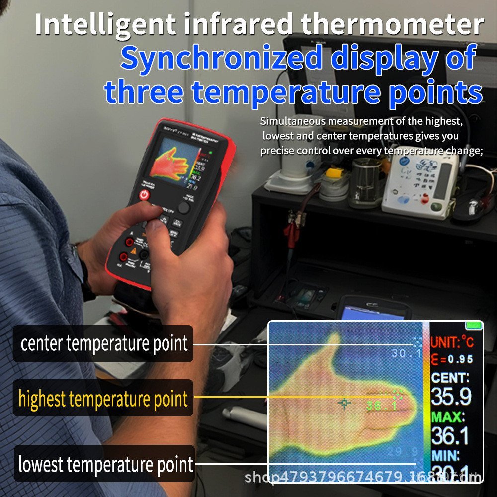 Zoyizotek Thermal Imaging Power มัลติมิเตอร์แบบอุตสาหกรรม zt-r01 ซ่อมวงจรอินฟราเรดชั้นความร้อน BEOI