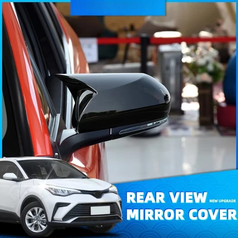 2019-2020 Toyota CHR Camry Prius Avalon Ox Horn กระจกมองหลังฝาครอบกระจกมองข้าง Retrofit