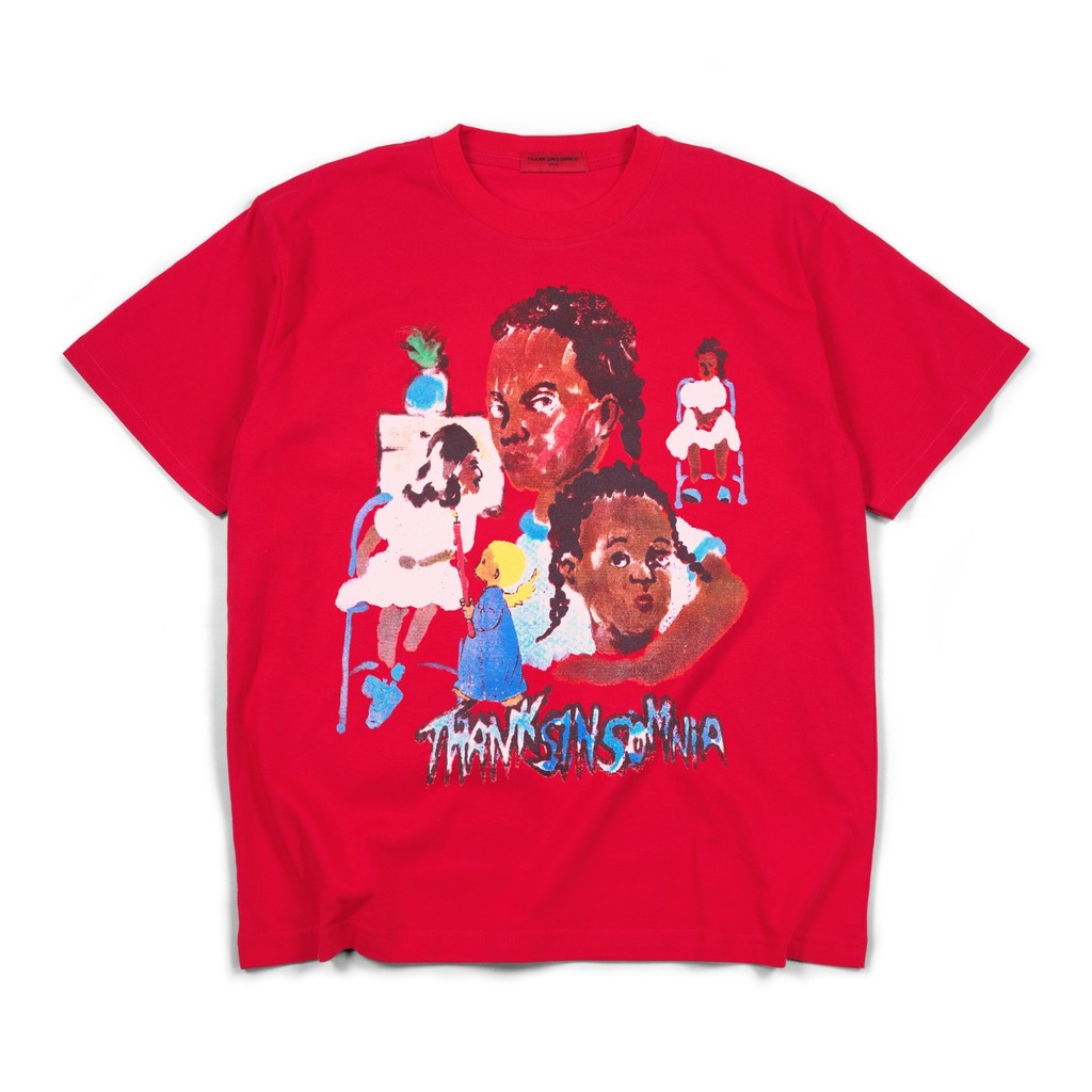 Haruna Red Thanksinsomnia เสื้อยืด