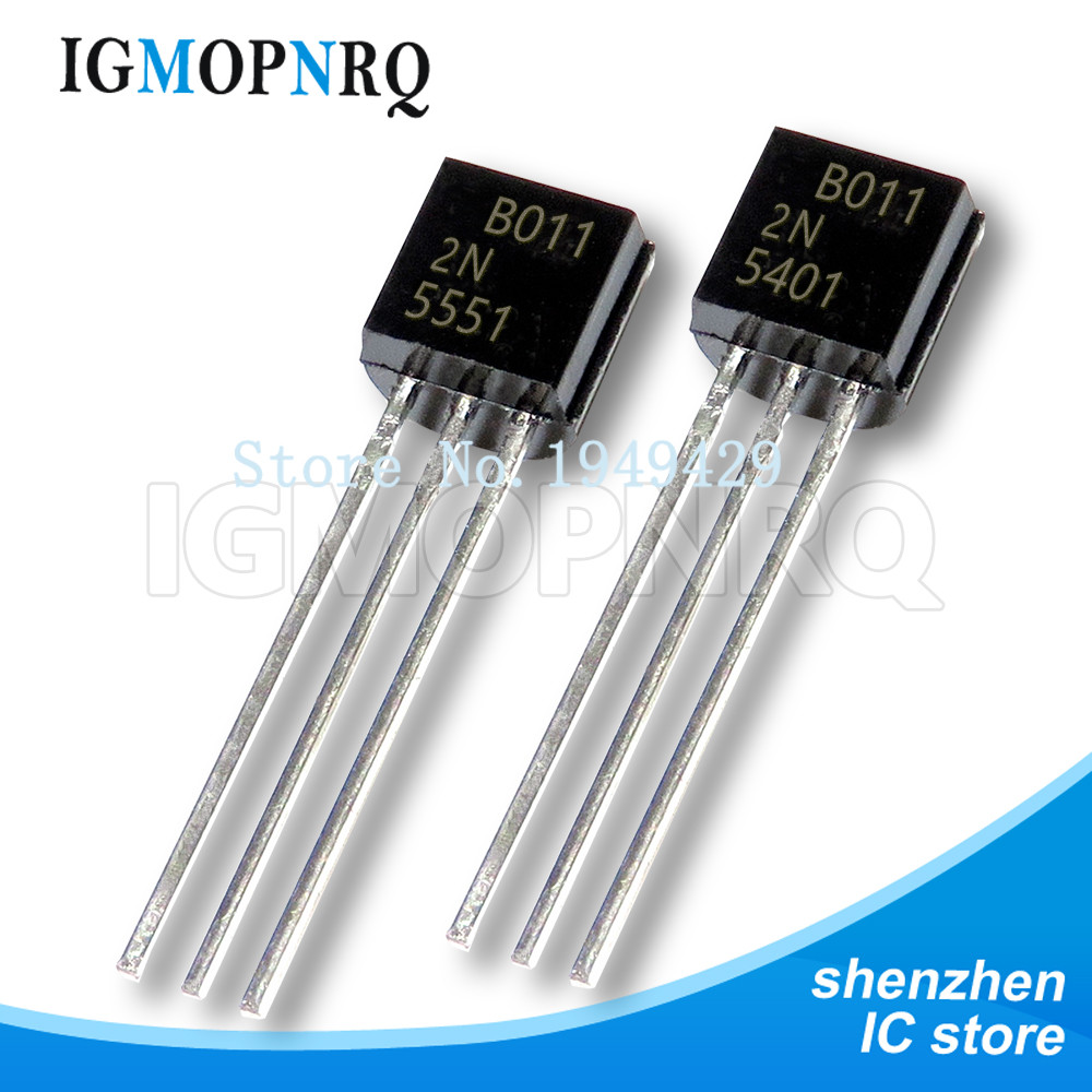 100pcs 2N2222 2N2907 2N3904 2N3906 TO92 2N4401 2N4402 2N5087 2N5088 2N5089 2N5401 2N5551 TO-92 ทรานซ