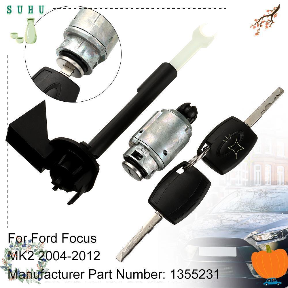 Suhu อุปกรณ์ล็อคฝากระโปรงหน้า พร้อมกุญแจ สําหรับ Ford Focus Bonnet Release Lock Engine Hood
