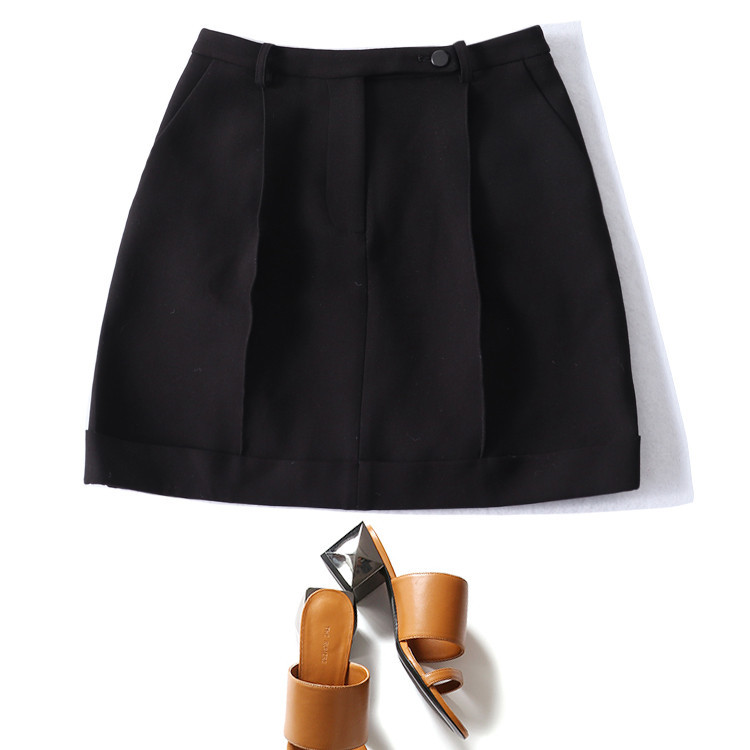 Commuter Classy Online~แฟชั่น Decent Tailoring Generous Elite OL กระโปรงสุภาพสตรี ST0B170