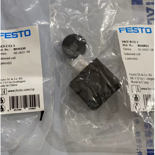 FESTO ขดลวดแม่เหล็กไฟฟ้า VACS-C1-1 VACS-C1-3W MSSD-EB ใหม่เอี่ยม
