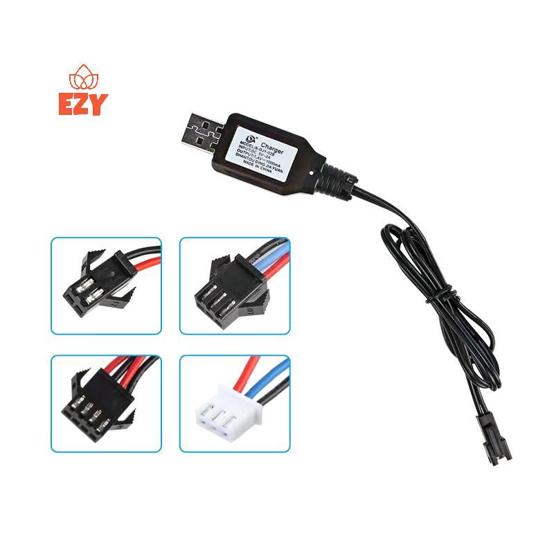 EZY 7.4V (3.7V X2) Charger SM-2P/3P SM-4P Reverse XH-3P/4P Li-ion แบตเตอรี่ไฟฟ้า RC ของเล่นรถเรือ US