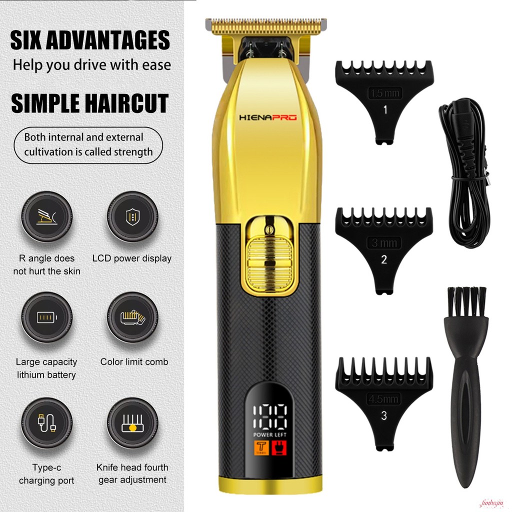 All-in-One Mens Grooming Kit Hairdressing Trimmer ปัตตาเลี่ยนไฟฟ้าสําหรับร้านตัดผมสไตลิสต์หรือบ้าน