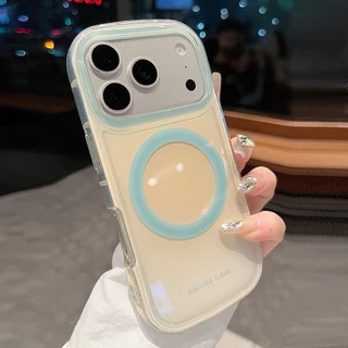 เคสแม่เหล็ก Dopamine ไล่โทนสีหรูหราสําหรับ iPhone 17 16 15 14 13 12 Pro Max ฝาครอบซิลิโคนกันกระแทกป้องกัน
