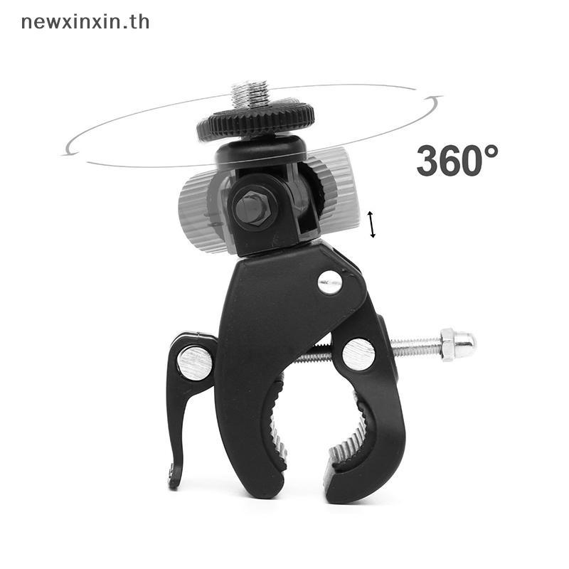 ^N^ กล้องขาตั้งกล้อง + อะแดปเตอร์Handlebar Clamp Roll BarสําหรับGopro Hero 1 2 3 3 + ใหม่ {T}