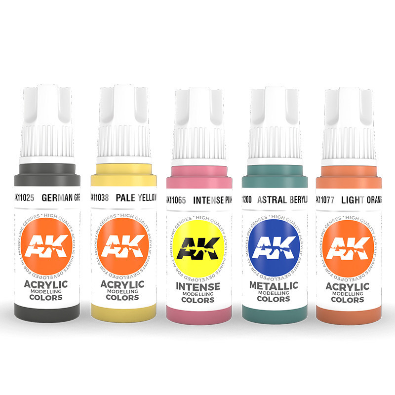 AK interactive-AK11001-11096 สเปน AK สีใช้ GENERATION ที่สามสีน้ํา - - - - - - - - - - - - - - - - - - - - - - - - - - - - - - - - - - - การวัด ACRYLICS