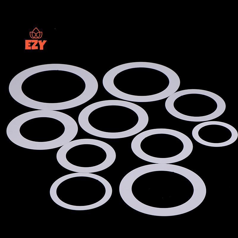 EZY LED Spotlight Downlight O แหวนสีขาวโคมไฟแหวนอะแดปเตอร์ปกปิด Spacers Shims เครื่องซักผ้าขาตั้งขยายปะเก็นใหม่