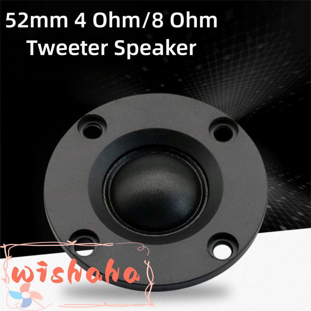 WISHAHA ลําโพงทวีตเตอร์, 10W-20W 4 Ohm/8 Ohm Audio Speaker, 52MM Round HIFI Music DIY