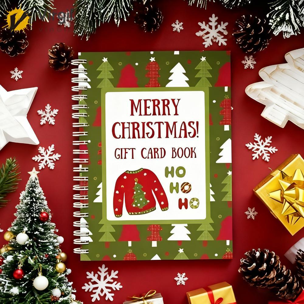 Christmas 5x7in Gift Card Holder for Family Friends Students Xmas Gifts