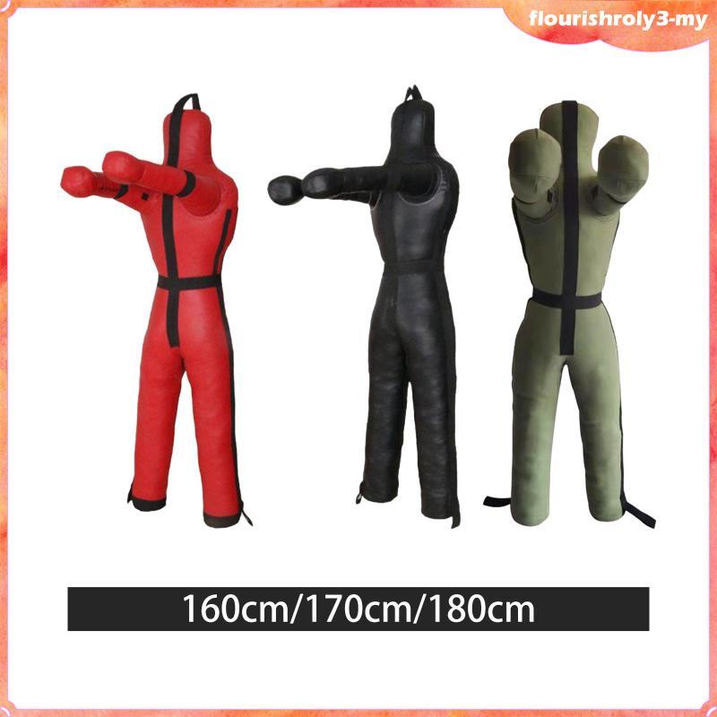 [Flurish] MMA Training Dummy Unfilled Wrestling Mannequin ผ้าใบ Jiu Jitsu กระเป๋าชกมวยสําหรับผู้ใหญ่