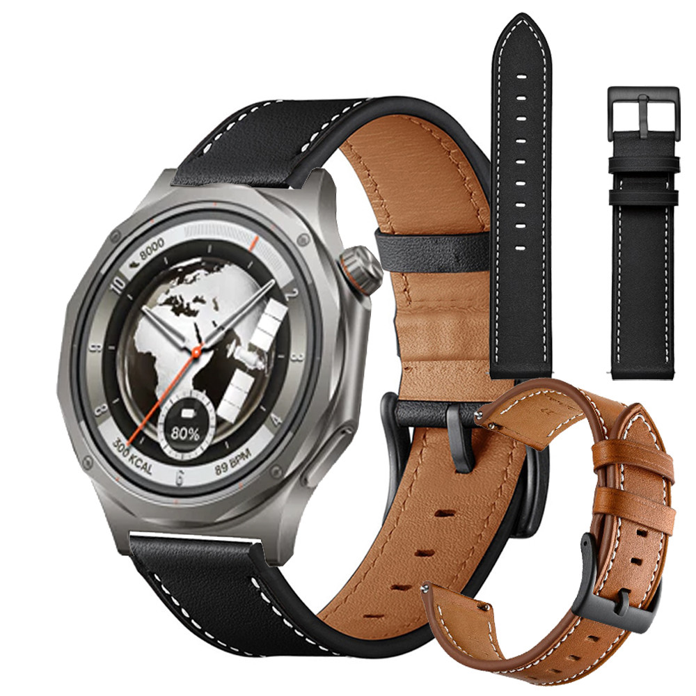 OPPO นาฬิกา X3 สมาร์ทนาฬิกาหนัง Wriststrap สําหรับ OPPO นาฬิกา X3 สมาร์ทวอท์ชสายนาฬิกาสร้อยข้อมือสาย