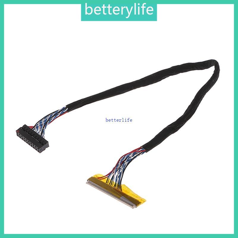 BTF Universal FIX 30 Pin 1ch 6bit LVDS สาย 26 ซม.สําหรับ 14 1-15 6 นิ้วแผง LCD