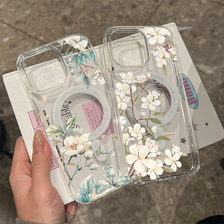 🌷Snap&Co🌷โลกของดอกไม้ สําหรับ iPhone เรียบง่าย17 16 15 11 15plus PRO max XR 12 13pro 7P 14 pro max 16pro ป้องกันฝุ่น