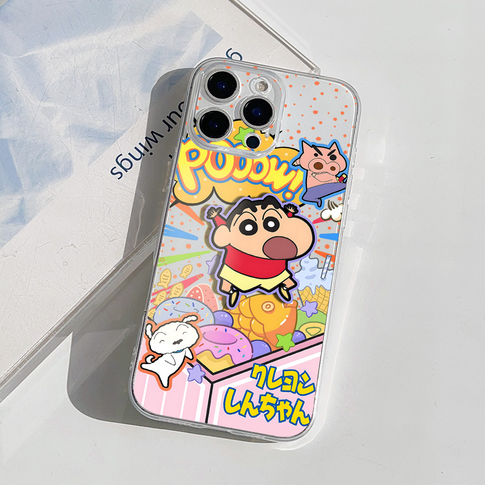 Crayon Shin-Chanขนมขบเคี้ยวCarnivalสําหรับIPhone 17 16 15 14 13 12 11 Pro Max/Plus 17air 16E 13 12 M